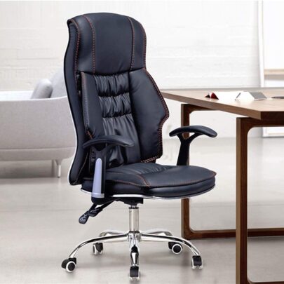 Executive reclining office seat