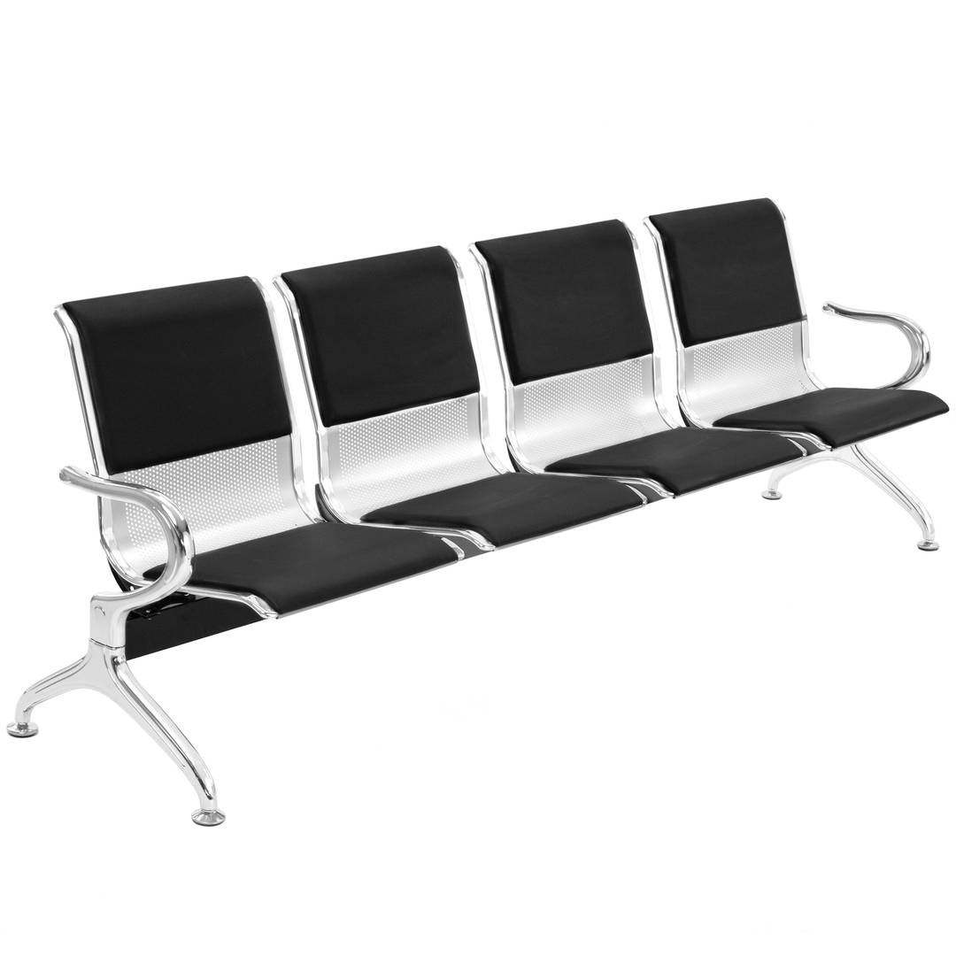 4-Link Padded Waiting Bench