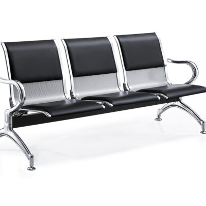 Padded 3 Link Waiting Bench